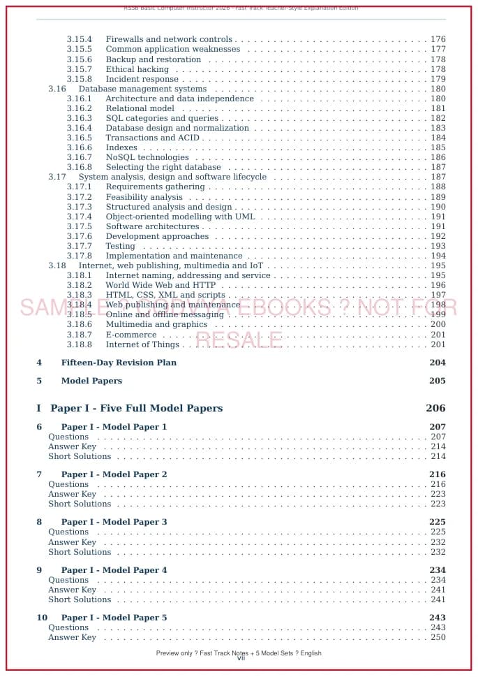 Fast Track Notes + 5 Complete Model Sets approved sample page 3